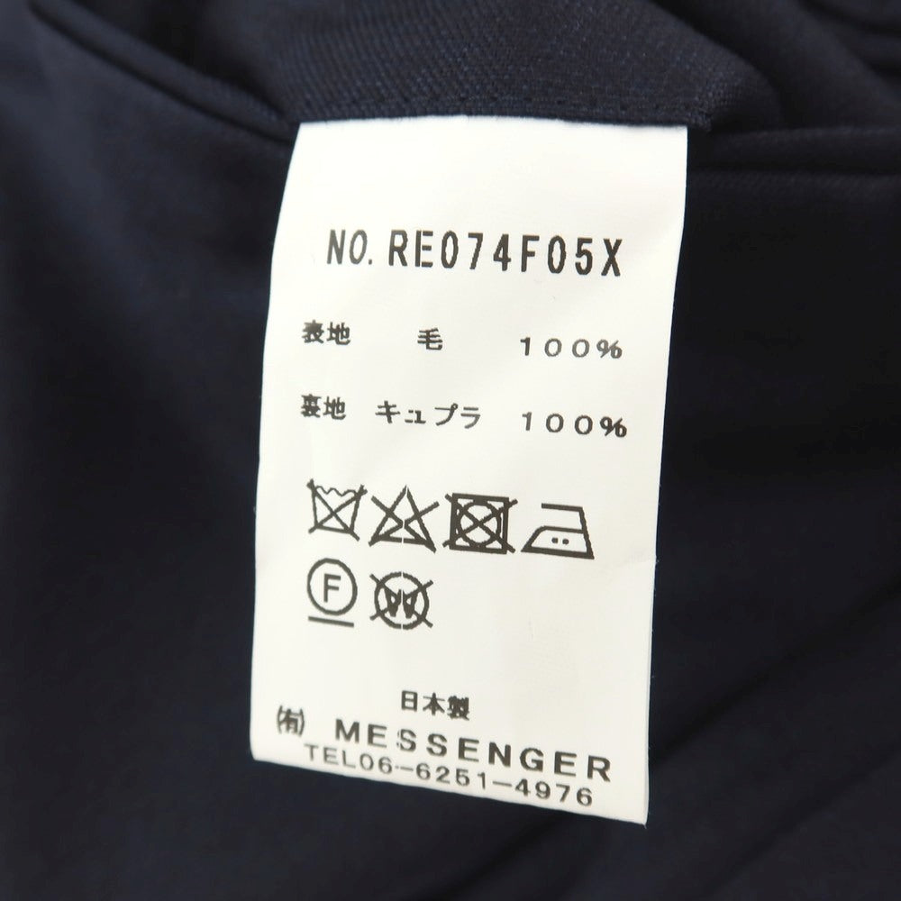【中古】メッセンジャー（MESSENGER） MESSENGER RING JACKET製 21micron ウール ドレススラックスパンツ ネイビー【サイズ48】【 状態ランクA 】【 メンズ 】