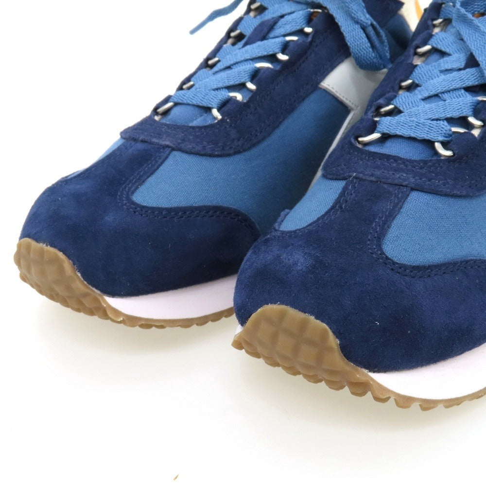 【中古】ディアドラ Diadora スエード スニーカー ネイビー【サイズ25】【 状態ランクA 】【 メンズ 】