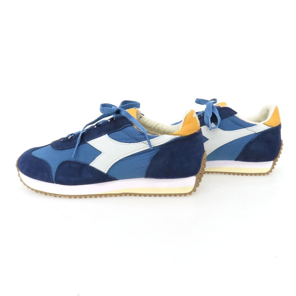 【中古】ディアドラ Diadora スエード スニーカー ネイビー【サイズ25】【 状態ランクA 】【 メンズ 】