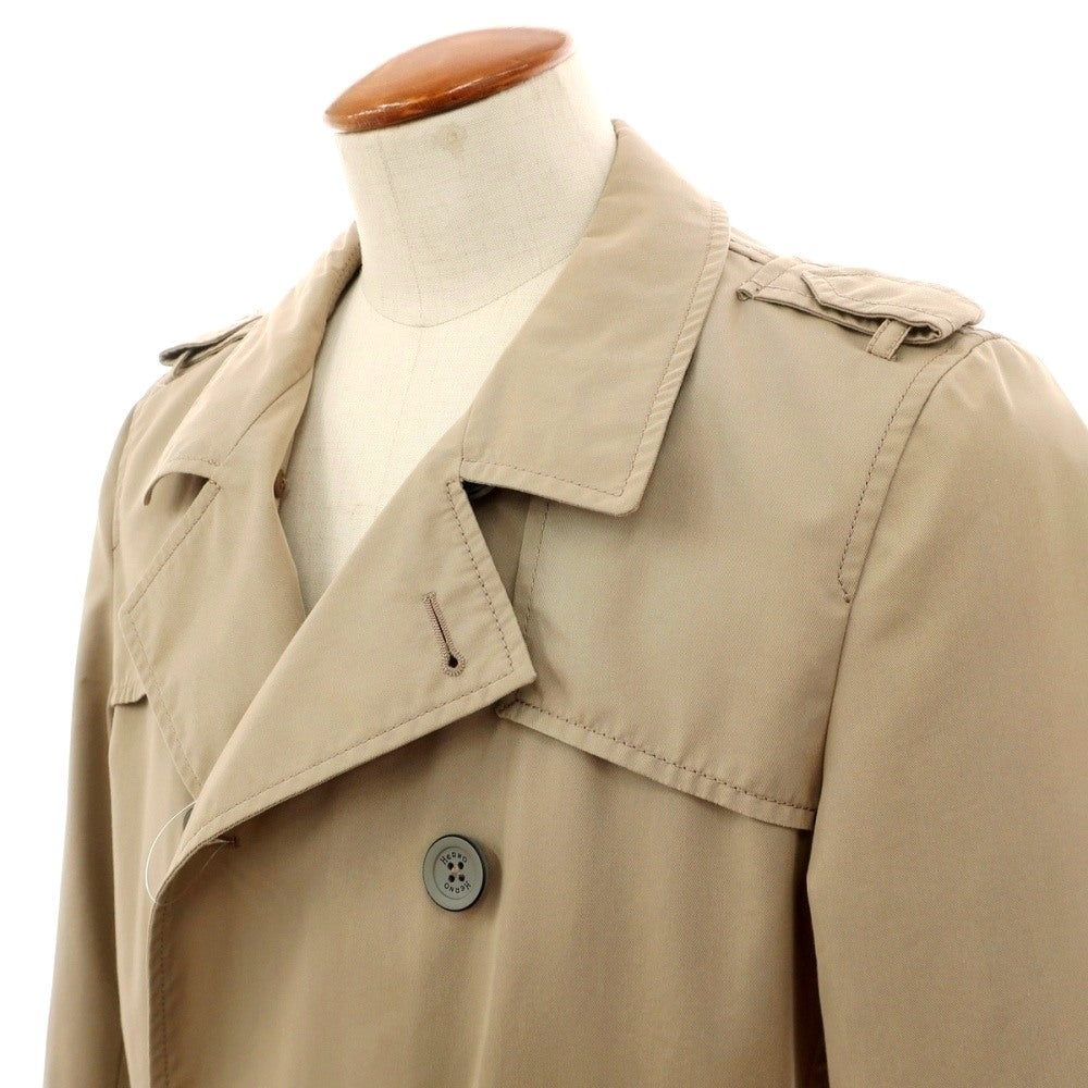 【中古】ヘルノ Herno コットンナイロン トレンチコート ベージュ【サイズ48】【 状態ランクC 】【 メンズ 】