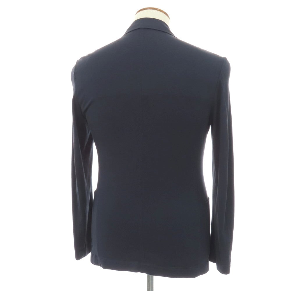 【中古】クルチアーニ CRUCIANI コットン ジャージー 2B カジュアルジャケット ネイビー【サイズ46】【 状態ランクB 】【 メンズ 】