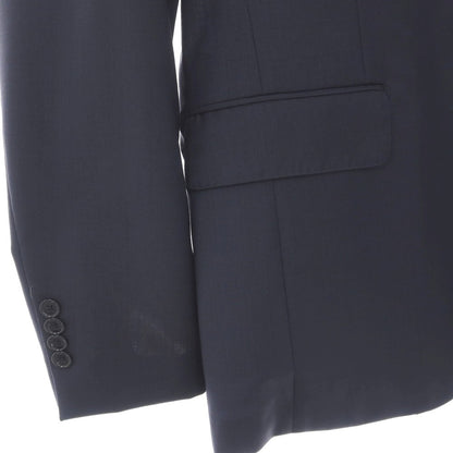 【中古】ラルディーニ LARDINI ウール 3つボタンスーツ ネイビー【サイズ46 REG】【 状態ランクC 】【 メンズ 】