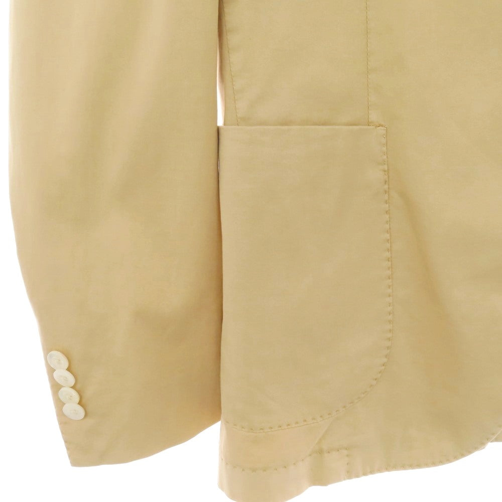【中古】ボリオリ BOGLIOLI COAT ストレッチ コットン 3B テーラードジャケット ベージュ【サイズ46】【 状態ランクC 】【 メンズ 】