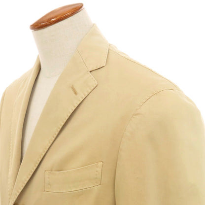 【中古】ボリオリ BOGLIOLI COAT ストレッチ コットン 3B テーラードジャケット ベージュ【サイズ46】【 状態ランクC 】【 メンズ 】