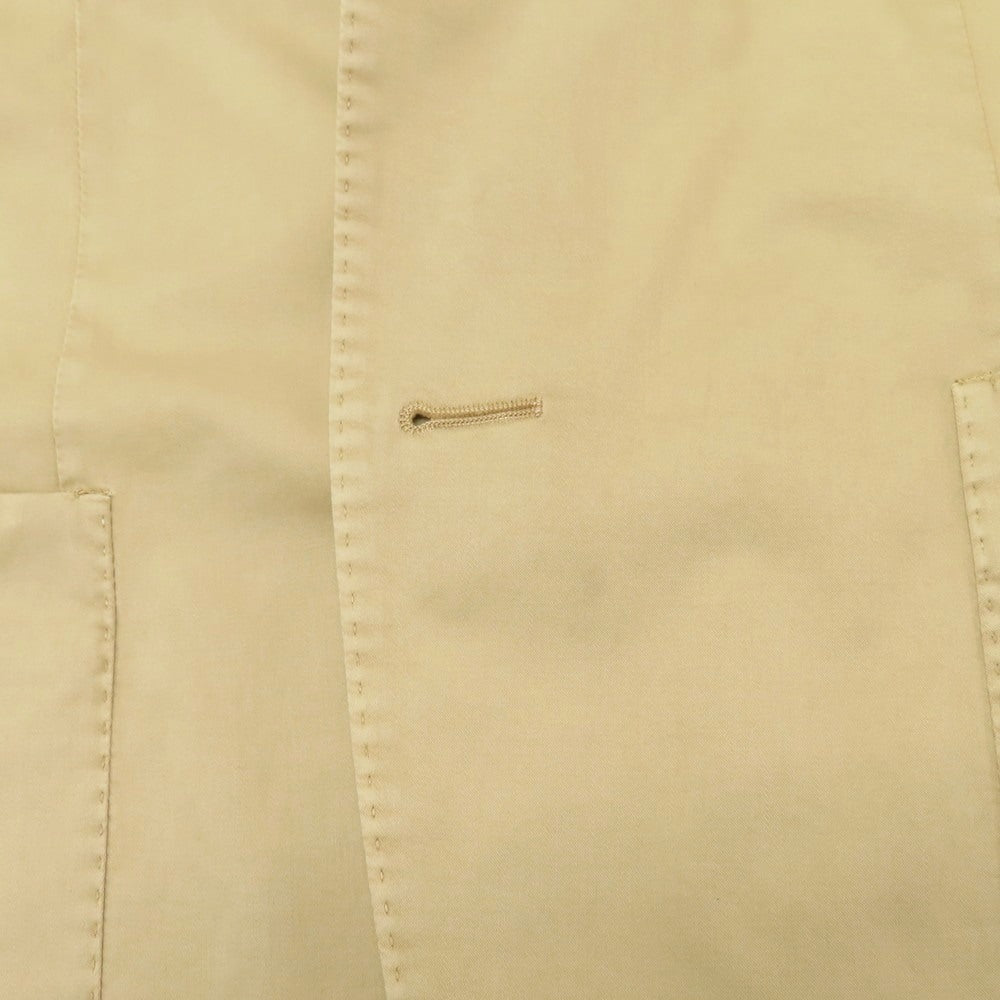 【中古】ボリオリ BOGLIOLI COAT ストレッチ コットン 3B テーラードジャケット ベージュ【サイズ46】【 状態ランクC 】【 メンズ 】