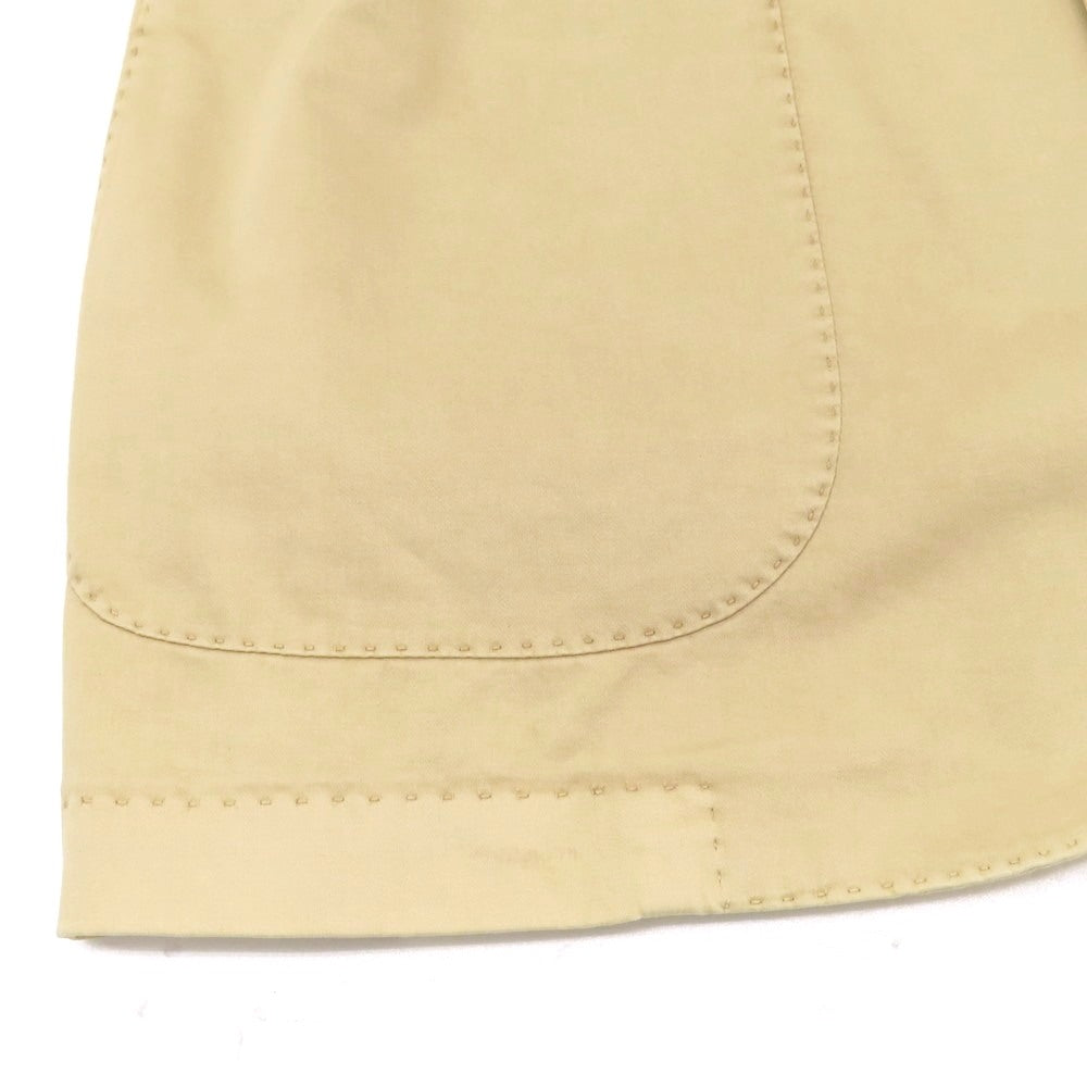 【中古】ボリオリ BOGLIOLI COAT ストレッチ コットン 3B テーラードジャケット ベージュ【サイズ46】【 状態ランクC 】【 メンズ 】