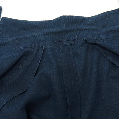 【中古】ラルディーニ LARDINI コットン 6B ダブルブレスト テーラードジャケット ネイビー【サイズ46 REG】【 状態ランクC 】【 メンズ 】