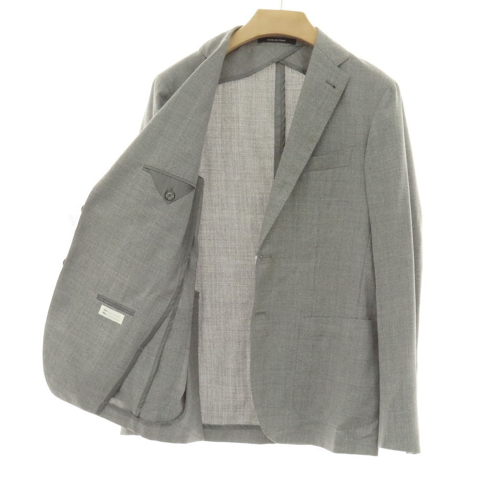 【中古】タリアトーレ TAGLIATORE ウール 2B テーラードジャケット グレー【サイズ46/R】【 状態ランクB 】【 メンズ 】