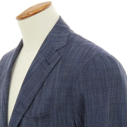 【中古】タリアトーレ TAGLIATORE ウールレーヨンポリウレタン 2B テーラードジャケット ネイビー【サイズ46/R】【 状態ランクB 】【 メンズ 】