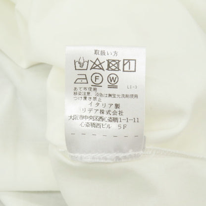 【中古】クルチアーニ CRUCIANI ストレッチ コットン 半袖ポロシャツ ホワイト【サイズ46】【 状態ランクA 】【 メンズ 】