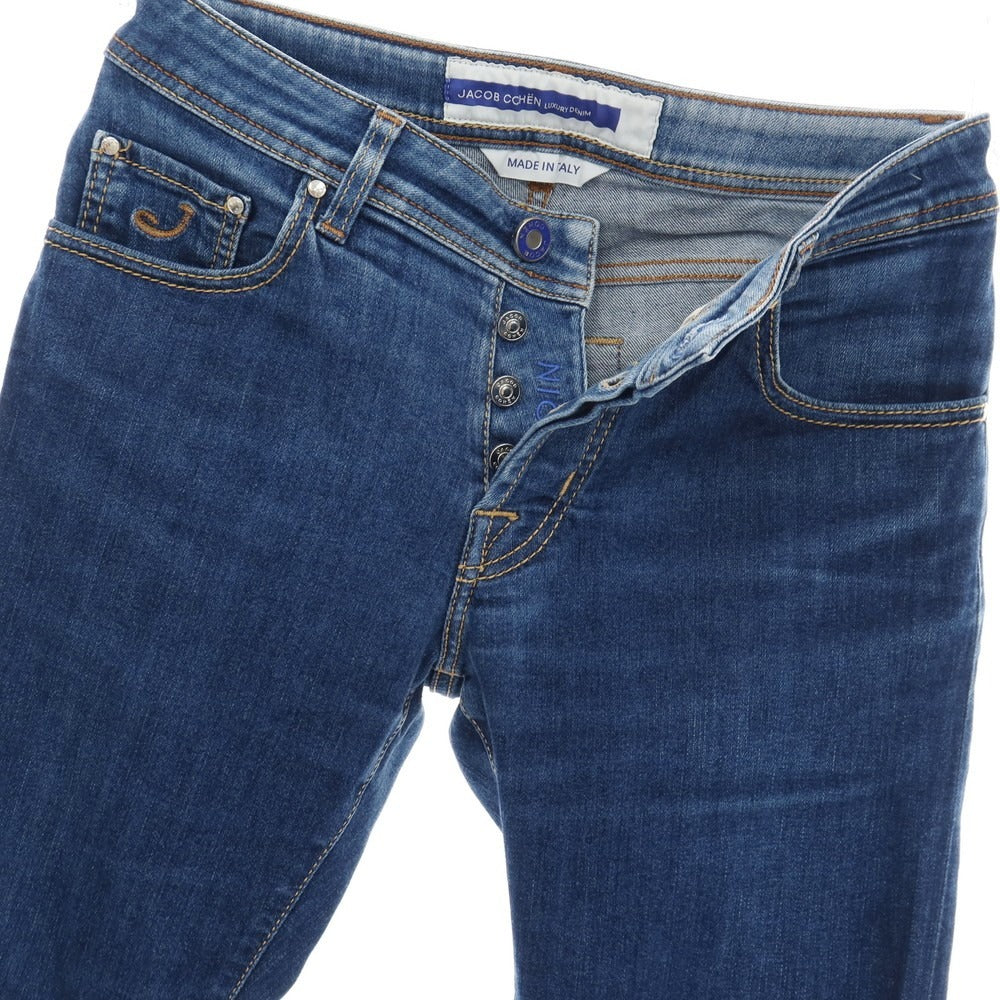 【中古】ヤコブコーエン JACOB COHEN NICK ストレッチ エラストマルチエステル デニムパンツ ジーンズ ネイビー【サイズ31】【 状態ランクC 】【 メンズ 】