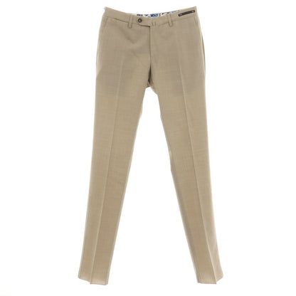【中古】ピーティーゼロウーノ PT01 San Blas ポリエステルウールポリウレタン ドレススラックスパンツ ベージュ【サイズ46】【 状態ランクA 】【 メンズ 】