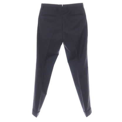 【中古】インコテックス INCOTEX ウール ドレススラックスパンツ ネイビー【サイズ46】【 状態ランクB 】【 メンズ 】