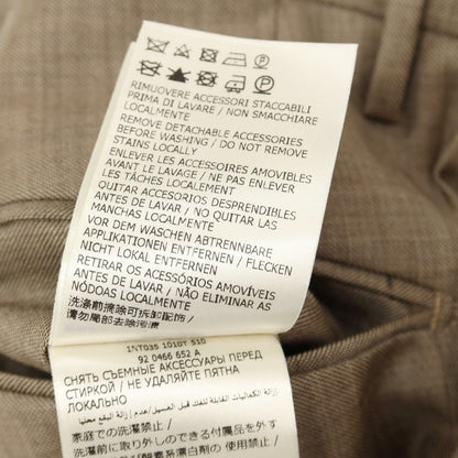 【中古】インコテックス INCOTEX SUPER100’S ウール ドレススラックスパンツ ダークベージュ【サイズ46】【 状態ランクB 】【 メンズ 】