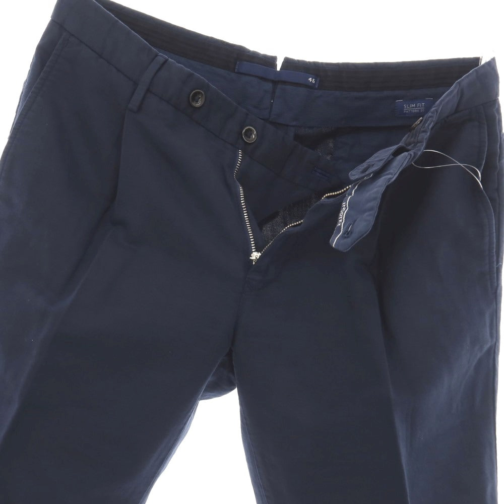【中古】インコテックス INCOTEX リネンコットン ショートパンツ ネイビー【サイズ46】【 状態ランクB 】【 メンズ 】