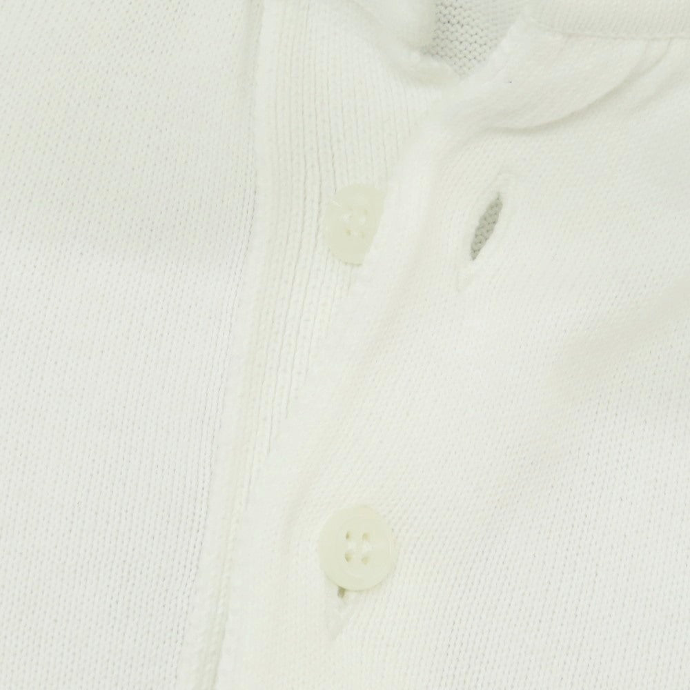 【中古】バフィー BAFY コットン 半袖 ポロニット ホワイト【サイズ48】【 状態ランクB 】【 メンズ 】