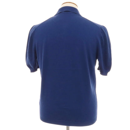 【中古】バフィー BAFY コットン 半袖 ポロニット ダークブルー【サイズ46】【 状態ランクB 】【 メンズ 】