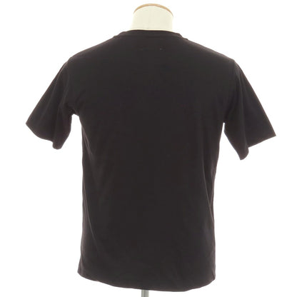 【中古】リヴォラ RIVORA コットンリネン 二重仕立て クルーネック 半袖Ｔシャツ ブラック【サイズS】【 状態ランクB 】【 メンズ 】