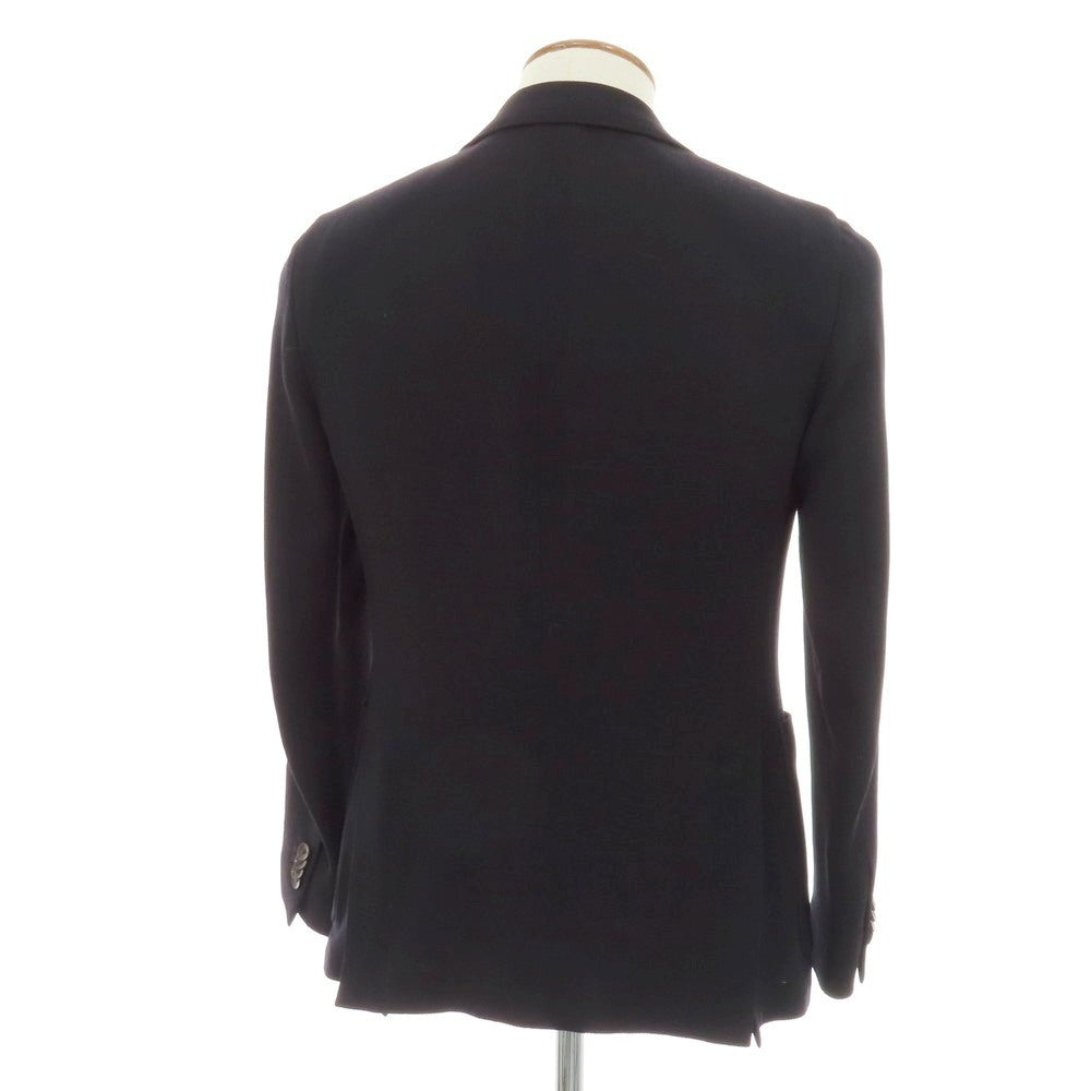 【中古】ラルディーニ LARDINI ウール 3B テーラードジャケット ダークネイビー【サイズ46】【 状態ランクB 】【 メンズ 】 [APD]