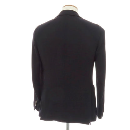 【中古】ラルディーニ LARDINI ウール 3B テーラードジャケット ダークネイビー【サイズ46】【 状態ランクB 】【 メンズ 】 [APD]