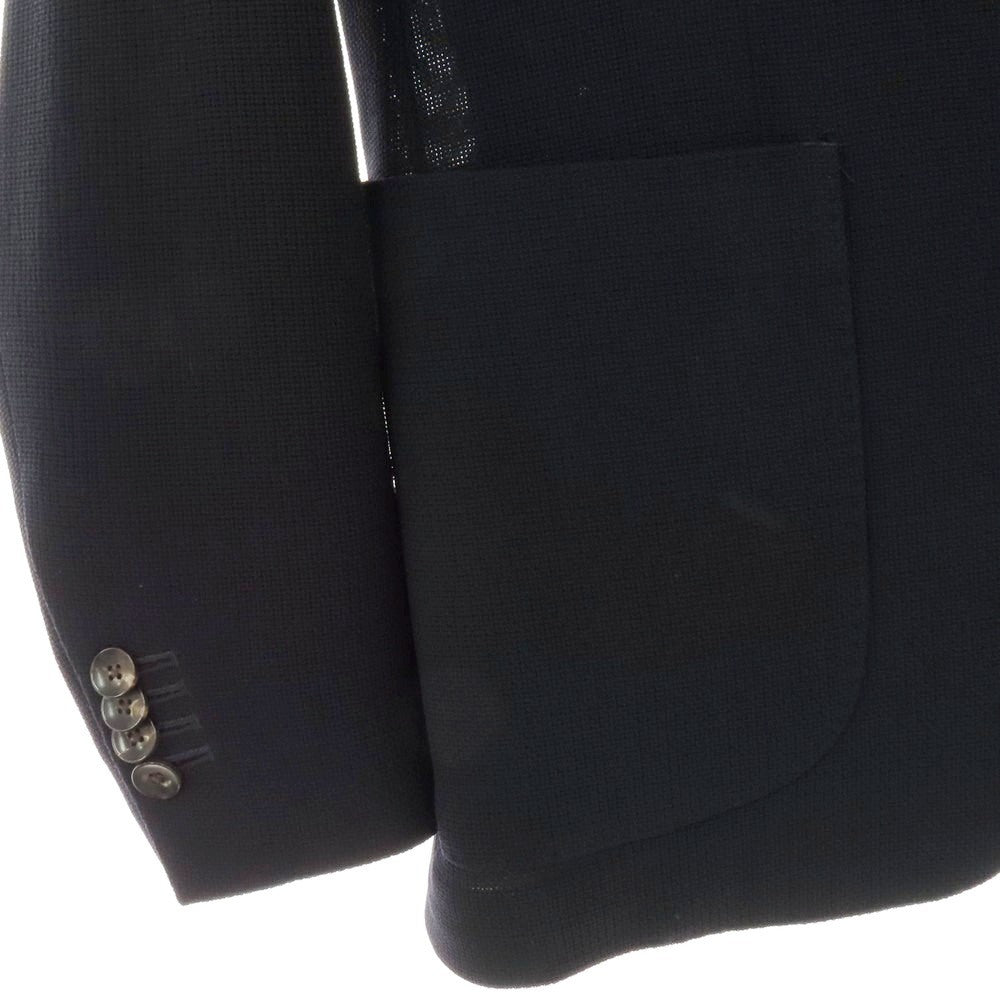 【中古】ラルディーニ LARDINI ウール 3B テーラードジャケット ダークネイビー【サイズ46】【 状態ランクB 】【 メンズ 】 [APD]