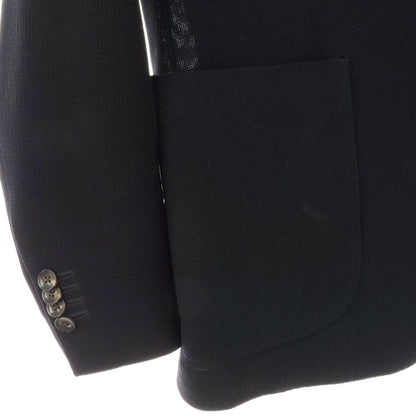 【中古】ラルディーニ LARDINI ウール 3B テーラードジャケット ダークネイビー【サイズ46】【 状態ランクB 】【 メンズ 】 [APD]