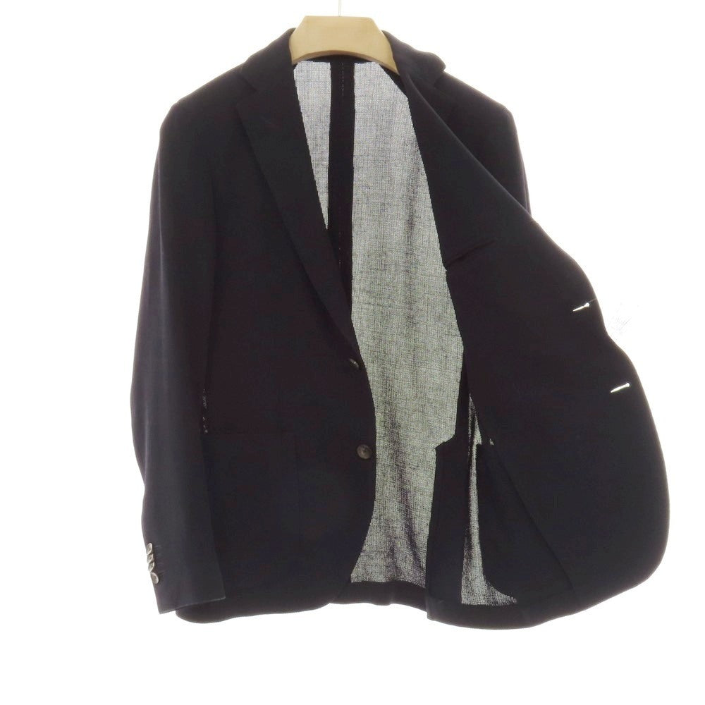 【中古】ラルディーニ LARDINI ウール 3B テーラードジャケット ダークネイビー【サイズ46】【 状態ランクB 】【 メンズ 】 [APD]