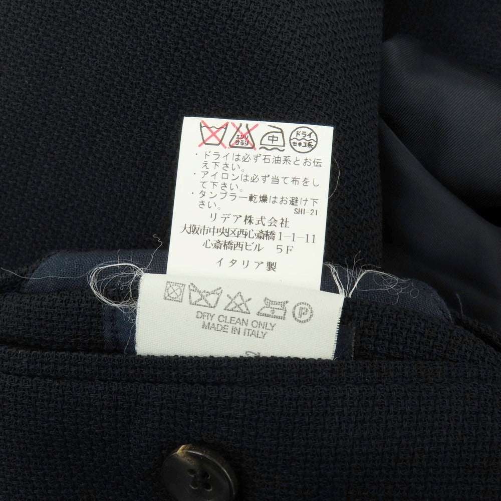 【中古】ラルディーニ LARDINI ウール 3B テーラードジャケット ダークネイビー【サイズ46】【 状態ランクB 】【 メンズ 】 [APD]