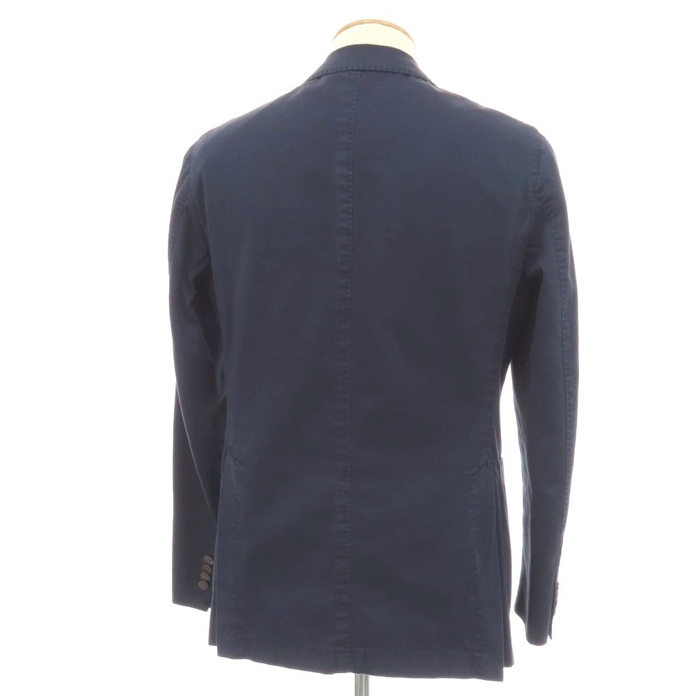 【中古】ボリオリ BOGLIOLI COAT コットン 3B カジュアルジャケット ネイビー【サイズ44】【 状態ランクC 】【 メンズ 】