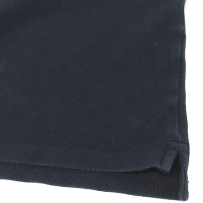 【中古】クルチアーニ CRUCIANI コットン 鹿の子 半袖ポロシャツ ネイビー【サイズ46】【 状態ランクC 】【 メンズ 】