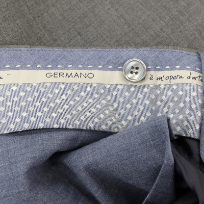 【中古】ジェルマーノ GERMANO ストレッチ ポリエステルウール ドレススラックスパンツ グレー【サイズ46】【 状態ランクB 】【 メンズ 】