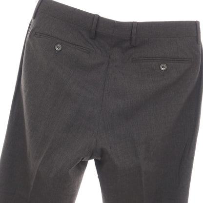 【中古】ジェルマーノ GERMANO BEAMS F別注 ストレッチ ウール ドレススラックスパンツ ダークグレー【サイズ46】【 状態ランクA 】【 メンズ 】