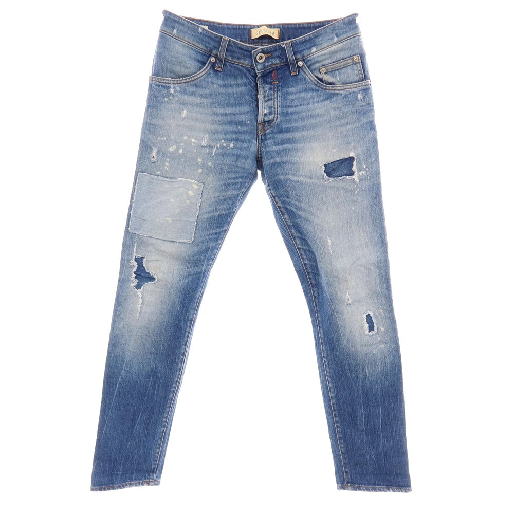 【中古】シビリア SIVIGLIA ストレッチ コットン デニムパンツ ジーンズ ブルー【サイズ31】【 状態ランクC 】【 メンズ 】