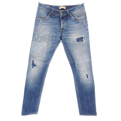 【中古】シビリア SIVIGLIA ストレッチ コットン デニムパンツ ジーンズ ブルー【サイズ31】【 状態ランクC 】【 メンズ 】