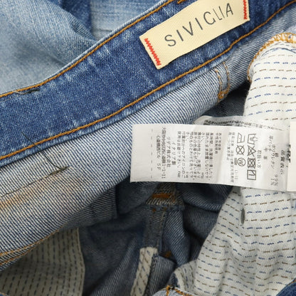 【中古】シビリア SIVIGLIA ストレッチ コットン デニムパンツ ジーンズ ブルー【サイズ31】【 状態ランクC 】【 メンズ 】