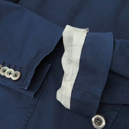 【中古】ボリオリ BOGLIOLI COAT ストレッチ コットン 3B カジュアルジャケット ライトネイビー【サイズ44】【 状態ランクC 】【 メンズ 】