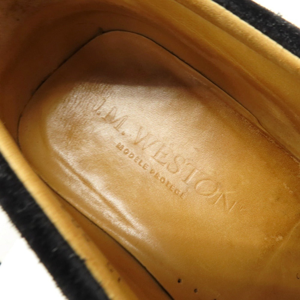【中古】ジェイエムウエストン J.M WESTON 607 スエード ドレスシューズ 607 ブラック【サイズ7 E】【 状態ランクC 】【 メンズ 】