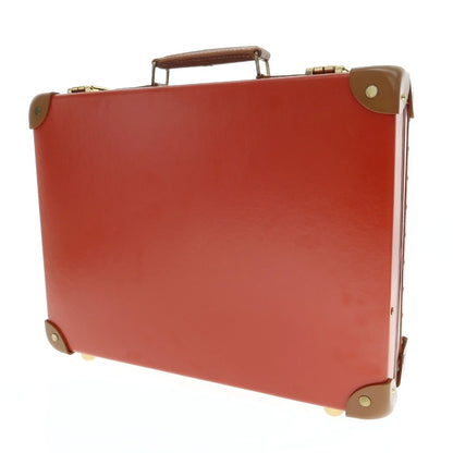【中古】グローブトロッター GLOBE TROTTER ヴァルカンファイバー アタッシュケース レッド系【サイズ16インチ】【 状態ランクA 】【 メンズ 】