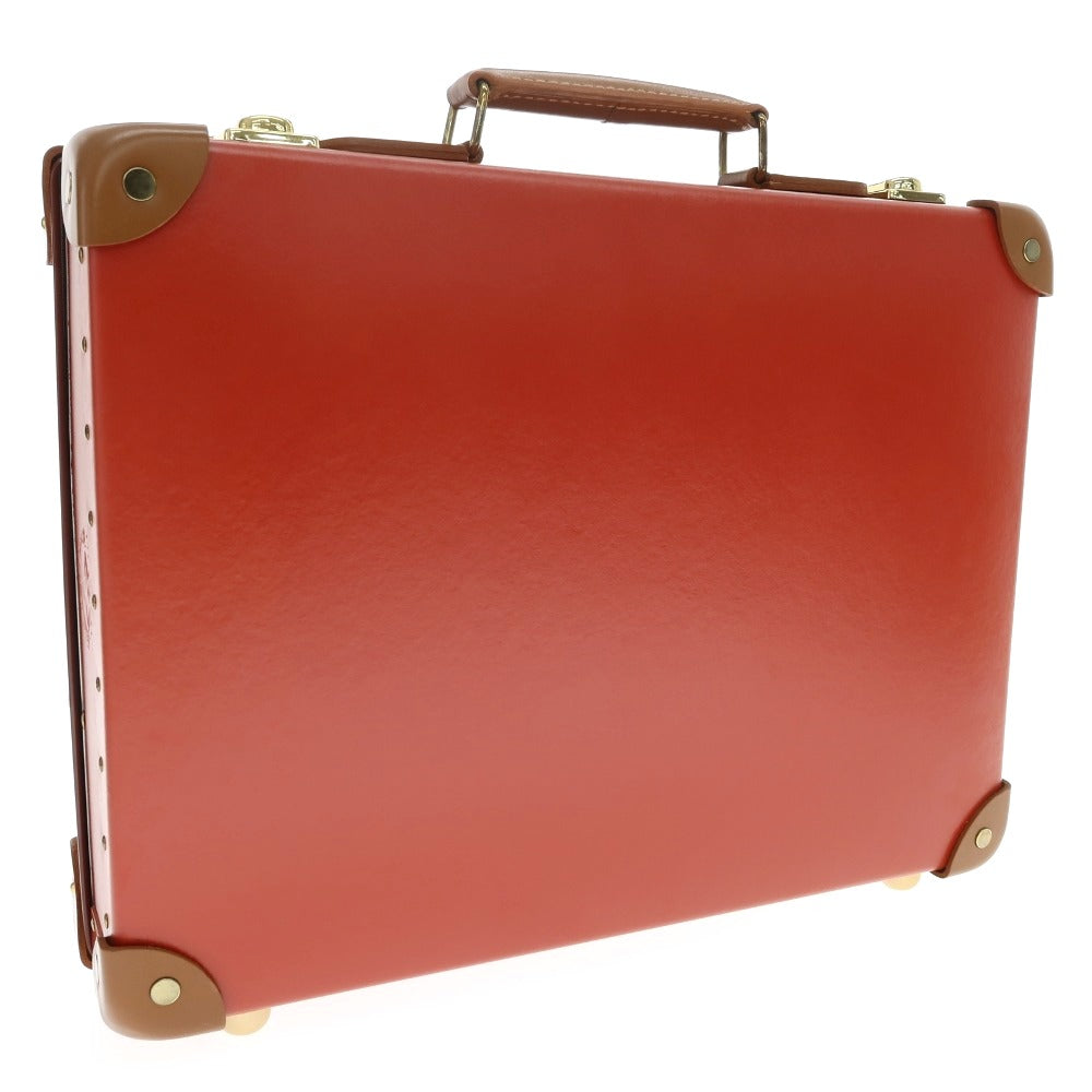 【中古】グローブトロッター GLOBE TROTTER ヴァルカンファイバー アタッシュケース レッド系【サイズ16インチ】【 状態ランクA 】【 メンズ 】
