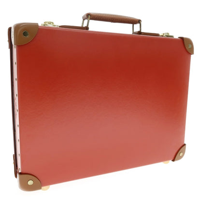 【中古】グローブトロッター GLOBE TROTTER ヴァルカンファイバー アタッシュケース レッド系【サイズ16インチ】【 状態ランクA 】【 メンズ 】