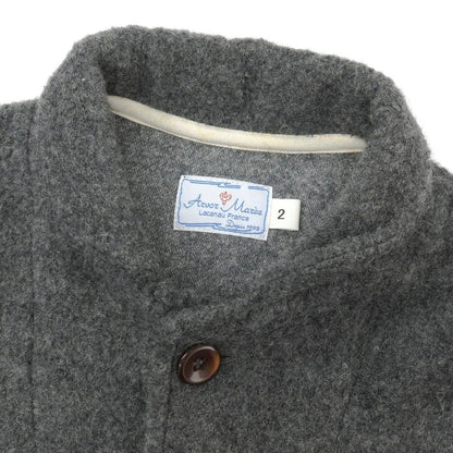 【中古】アルボー マレー ARVOR MAREE ウール系 カバーオール グレー【サイズ2】【 状態ランクB 】【 メンズ 】