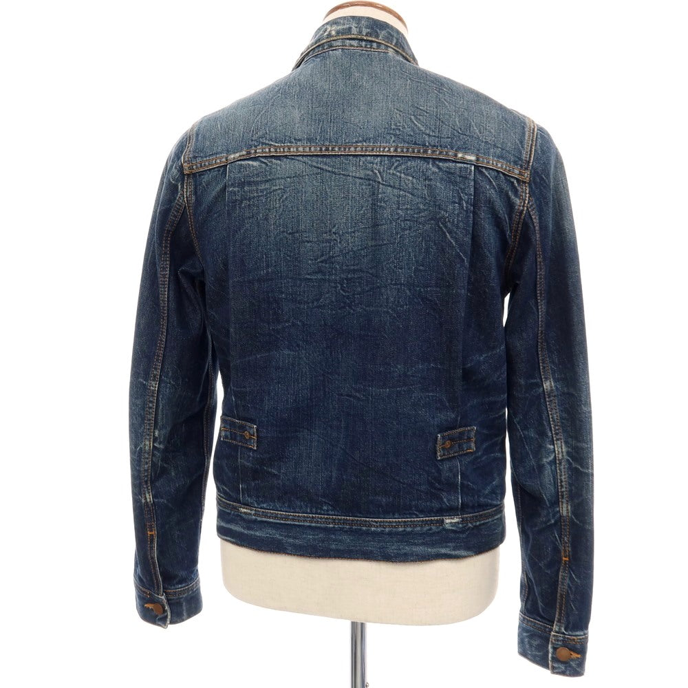 【中古】ヌーディージーンズ Nudie Jeans SONNY コットン デニムジャケット ネイビー【サイズM】【 状態ランクB 】【 メンズ 】