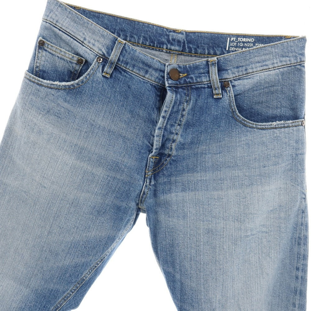 【中古】ピーティートリノ デニム PT TORINO DENIM DUB ストレッチ コットン デニムパンツ ジーンズ ブルー【サイズ32】【 状態ランクB 】【 メンズ 】