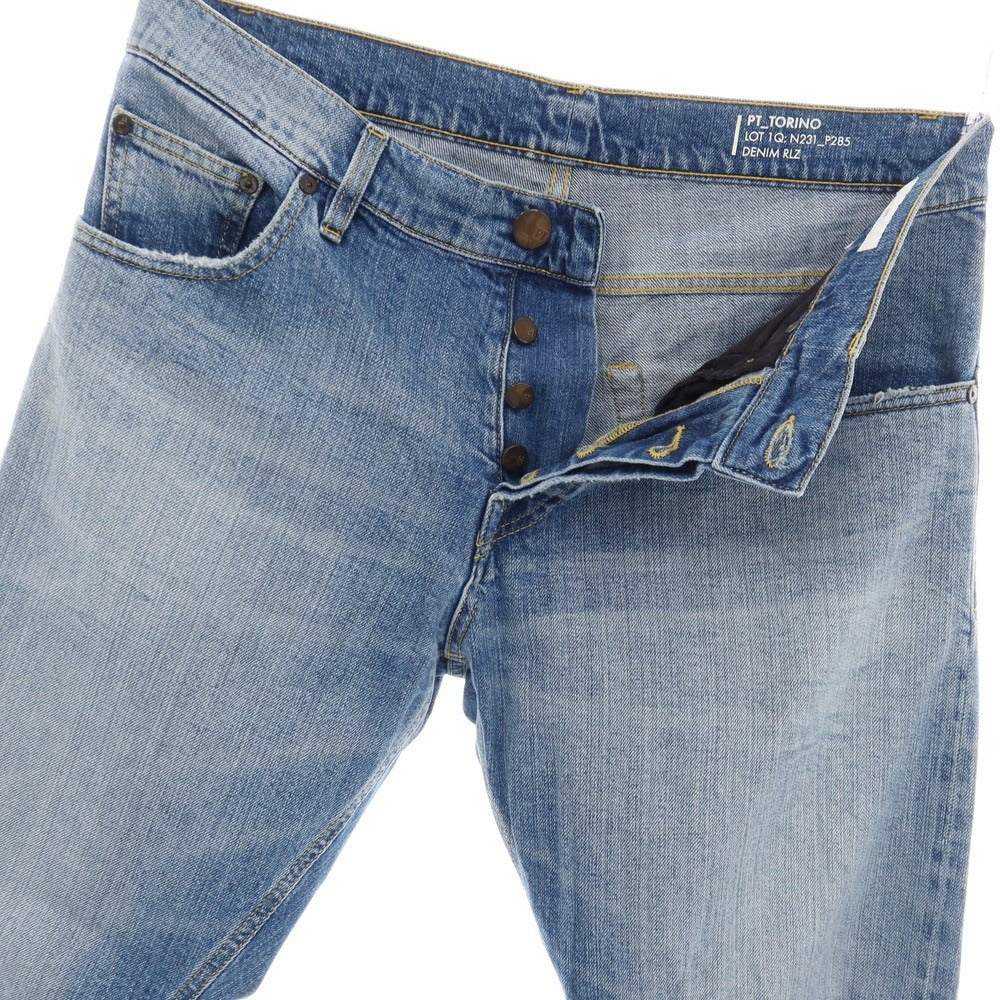 【中古】ピーティートリノ デニム PT TORINO DENIM DUB ストレッチ コットン デニムパンツ ジーンズ ブルー【サイズ32】【 状態ランクB 】【 メンズ 】