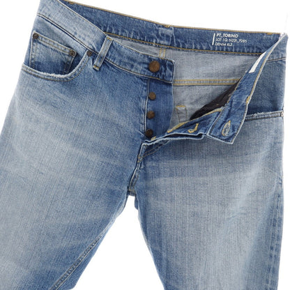 【中古】ピーティートリノ デニム PT TORINO DENIM DUB ストレッチ コットン デニムパンツ ジーンズ ブルー【サイズ32】【 状態ランクB 】【 メンズ 】