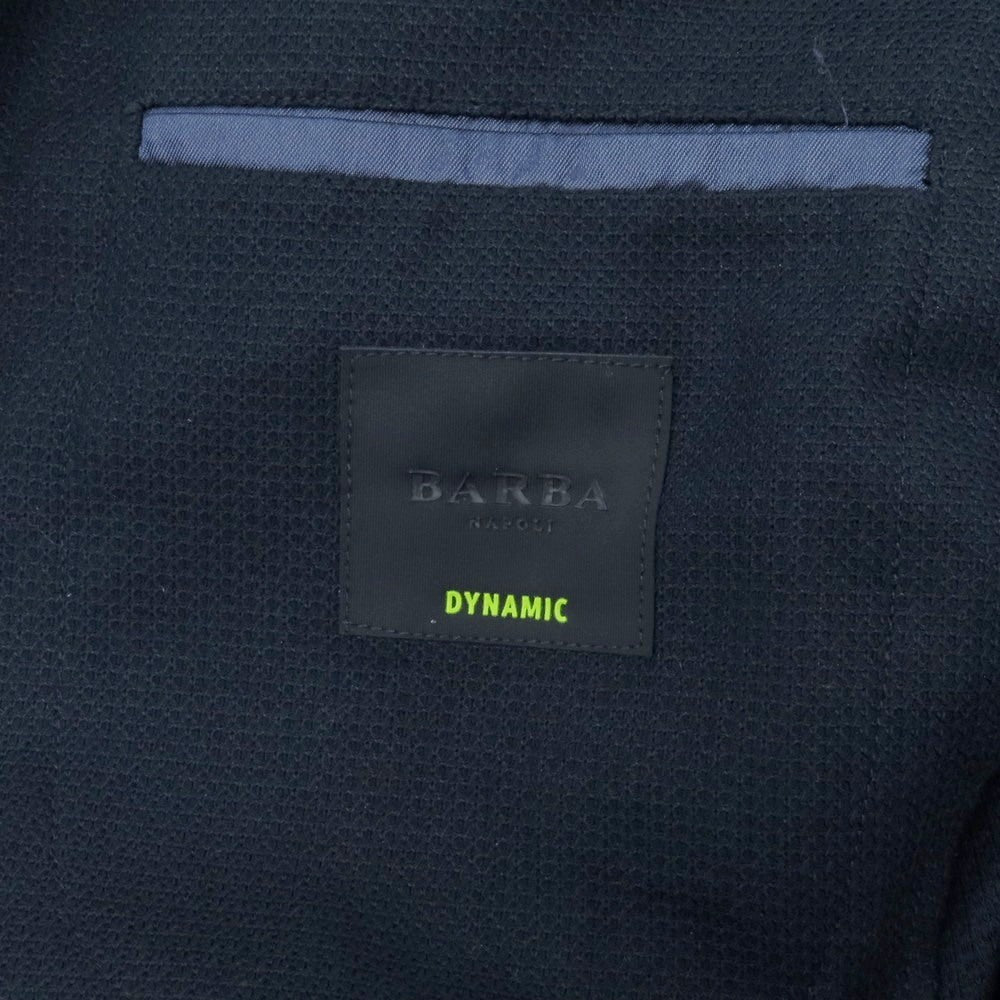 【中古】バルバ BARBA DYNAMIC 201 コットン 2B テーラードジャケット ネイビー【サイズ48】【 状態ランクC 】【 メンズ 】
