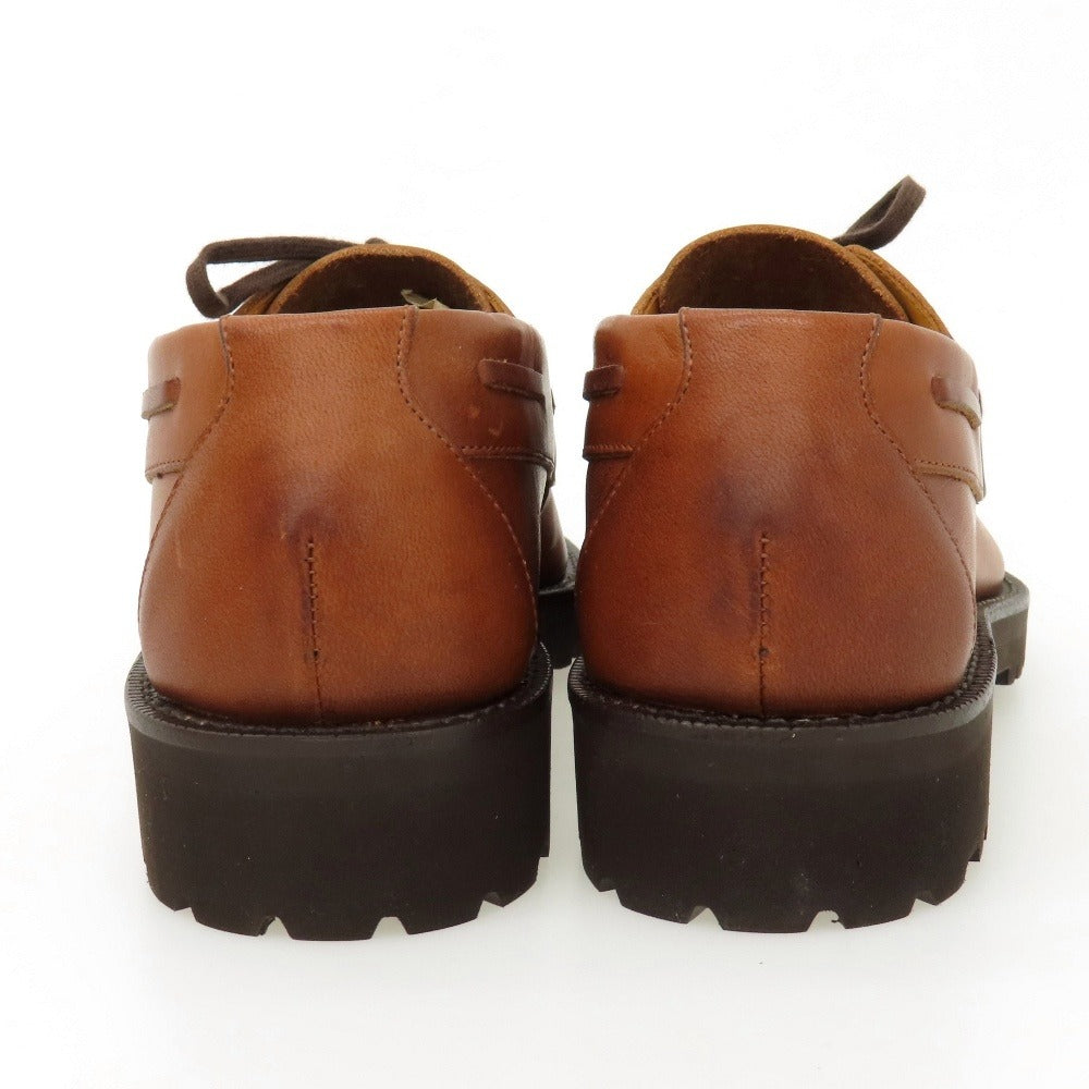【中古】サンヨウ ヤマチョウ 三陽山長 悠三 カーフ デッキシューズ ブラウン【サイズ65】【 状態ランクB 】【 メンズ 】