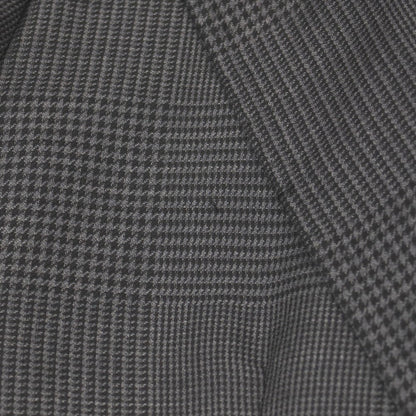 【中古】サルトリア カラッチオーロ Sartoria Caracciolo GIACCA ウール＆リネン グレンチェック 3B テーラードジャケット グレー【サイズ表記なし（M位）】【 状態ランクB 】【 メンズ 】