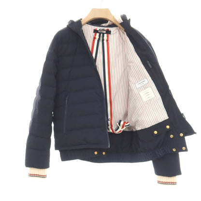 【中古】トムブラウン THOM BROWNE ダウンフィル 4バー スキージャケット ダウンジャケット ダークネイビー【サイズ2】【 状態ランクC 】【 メンズ 】
