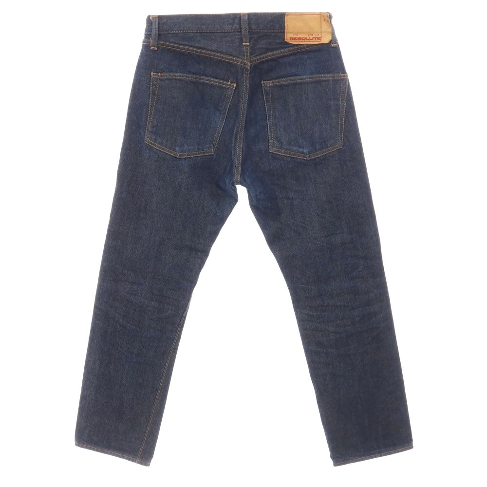 【中古】リゾルト RESOLUTE 710 コットン デニムパンツ ジーンズ ネイビー【サイズ32】【 状態ランクC 】【 メンズ 】